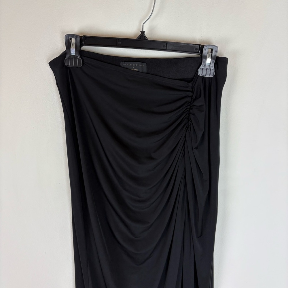 Michael Costello x REVOLVE Nathalia Maxi Skirt in Black Size L - Picture 3 of 10